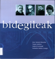 Cubierta del libro Bidegileak  nº 23 (Eusko Jaurlaritza, 2005)
